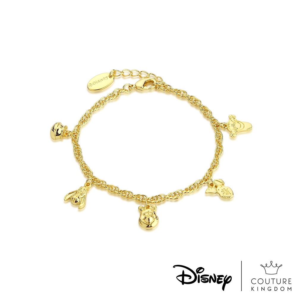 Disney Jewellery 迪士尼小熊維尼紀念95週年款鍍14K金手鍊