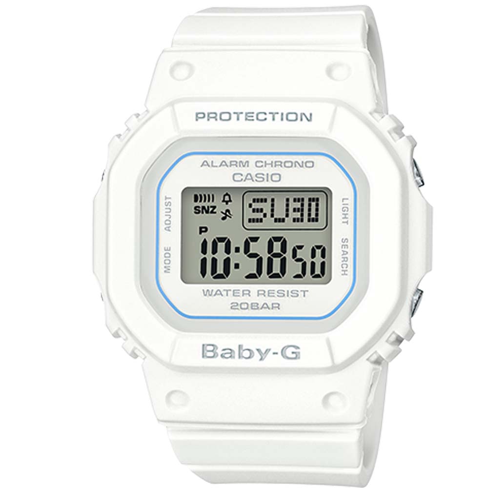 BABY-G復刻經典原型百搭流行設計休閒錶(BGD-560-7)白色40mm | BABY-G