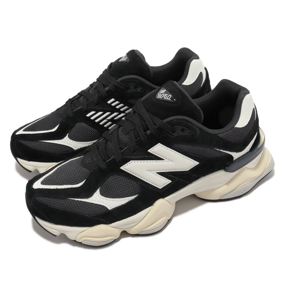 New Balance 休閒鞋9060 男鞋黑白麂皮緩震復古運動鞋NB 紐巴倫U9060AAA