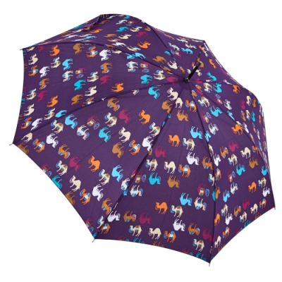 RAINSTORY彩色駱駝(紫)抗UV自動開直骨傘