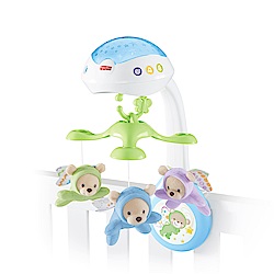 奇哥 Fisher-Price 費雪 三合一投影小熊床鈴