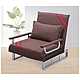 AS雅司-多莉咖啡色單人坐臥兩用沙發床-68×76×81公分 product thumbnail 1