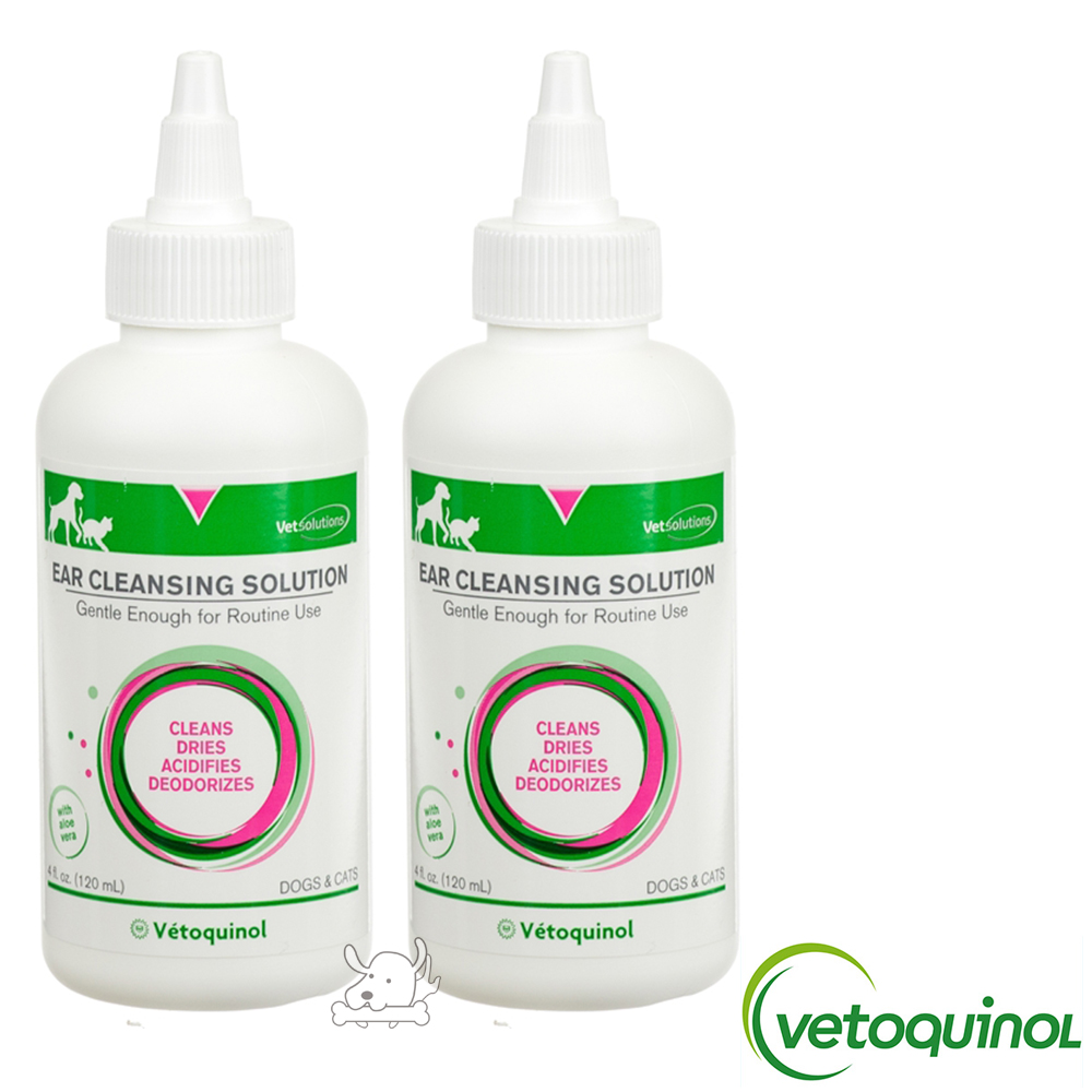 Vetoquinol威隆 5合1清耳液 4oz(120ml) 2罐組