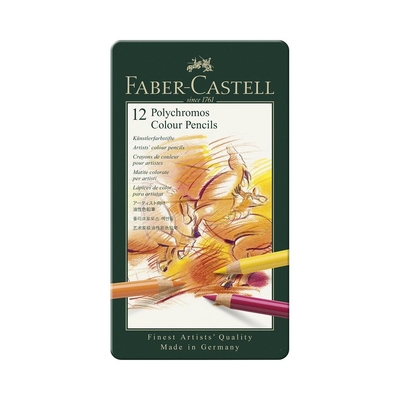 FABER-CASTELL 輝柏 專家級12色油性色鉛筆/ 盒 110012