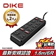 DIKE 工業級鋁合金四開八座電源延長線-1.8M DAH386BK product thumbnail 2