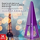 Mdovia 巴黎鐵塔造型 無線夜燈吸塵器 迷幻紫 product thumbnail 2