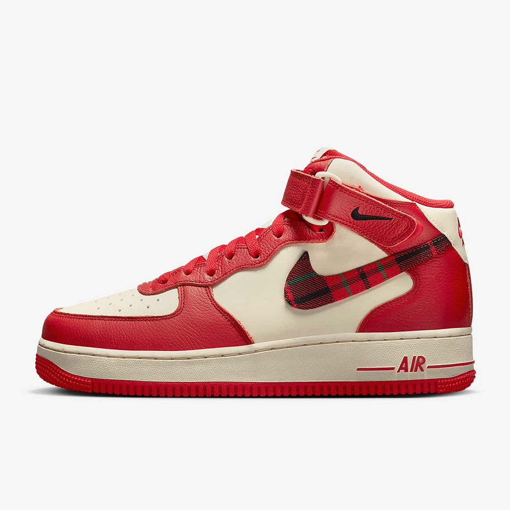 NIKE AIR FORCE 1 MID 07 LX 男運動休閒鞋-紅/米色-DV0792101 | 休閒鞋