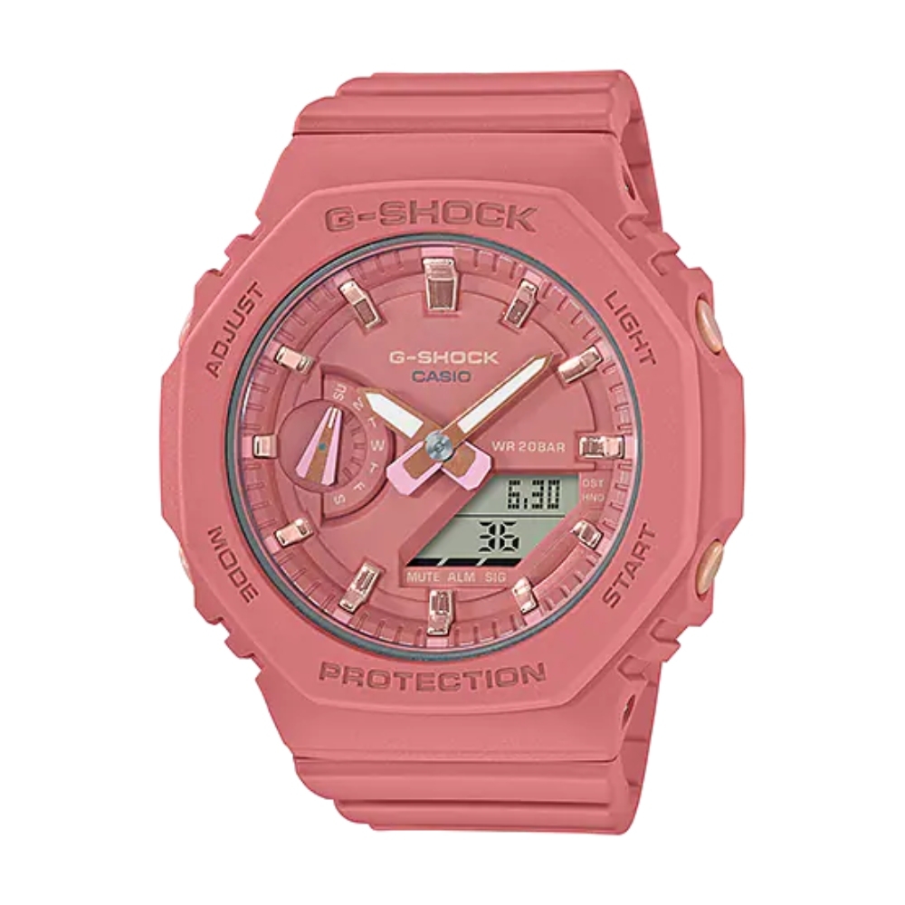 CASIO卡西歐八角珊瑚紅G-SHOCK WOMEN系列(GMA-S2100-4A2) | G-SHOCK