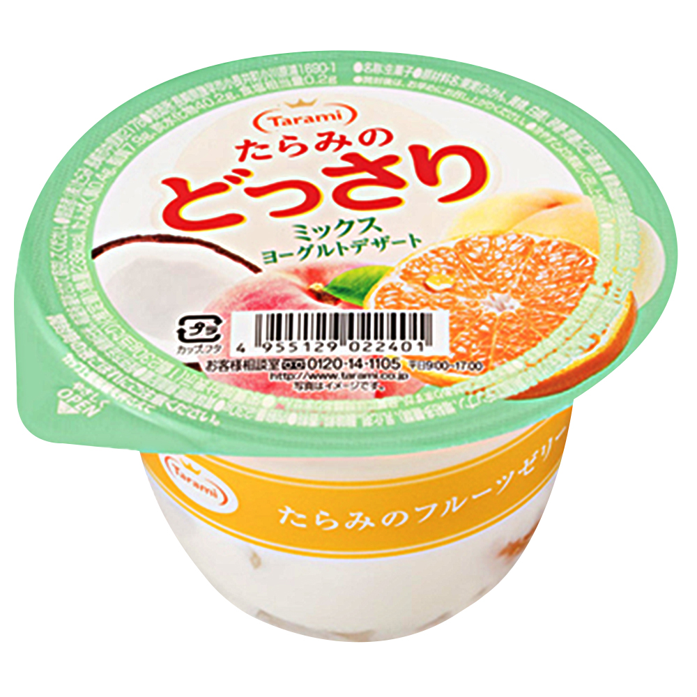 Tarami達樂美 果凍杯-綜合水果優格口味(230gX12入)