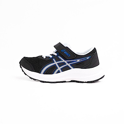 Asics Contend 8 Ps [1014A258-006] 中童 運動鞋 休閒 透氣 舒適 黏扣帶 穿脫方便 藍