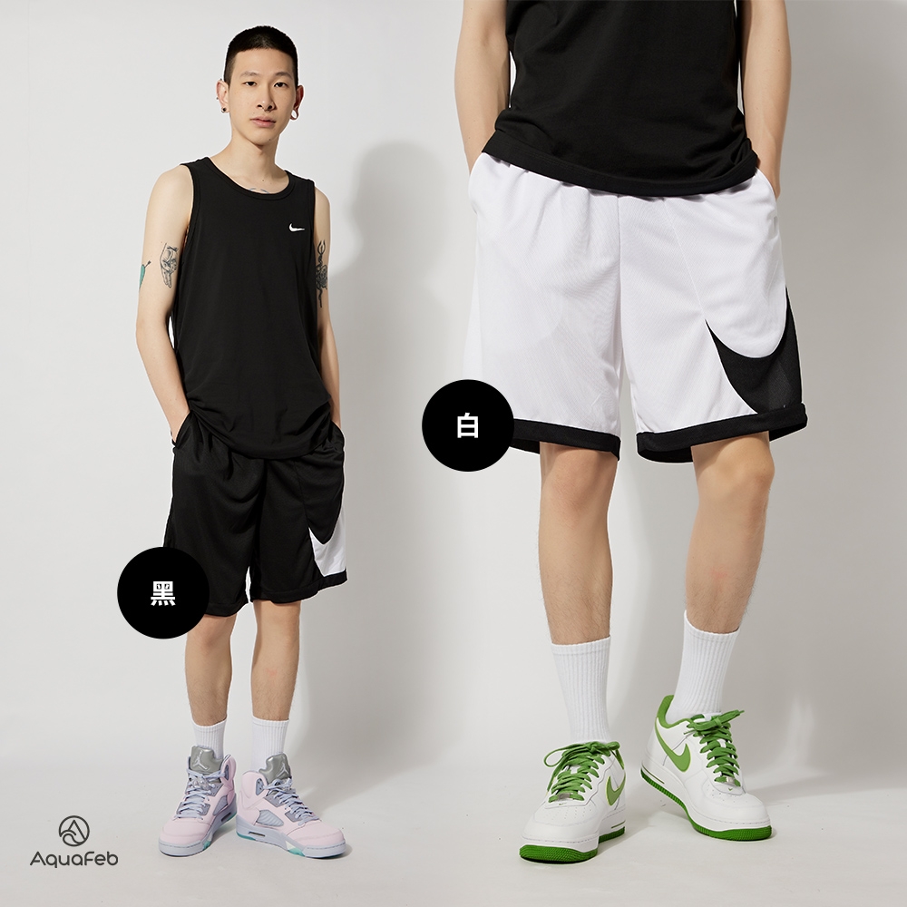 Nike AS M DF HBR 10IN SHORT 3.0 男款 白色 黑色 大勾  運動 休閒 短褲 DH6764-100/DH6764-013