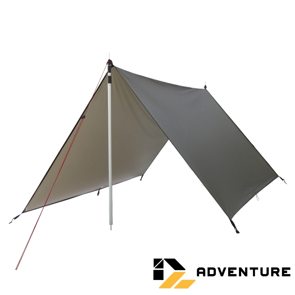 DL Adventure UL Tarp 超輕量天幕帳-橄欖綠