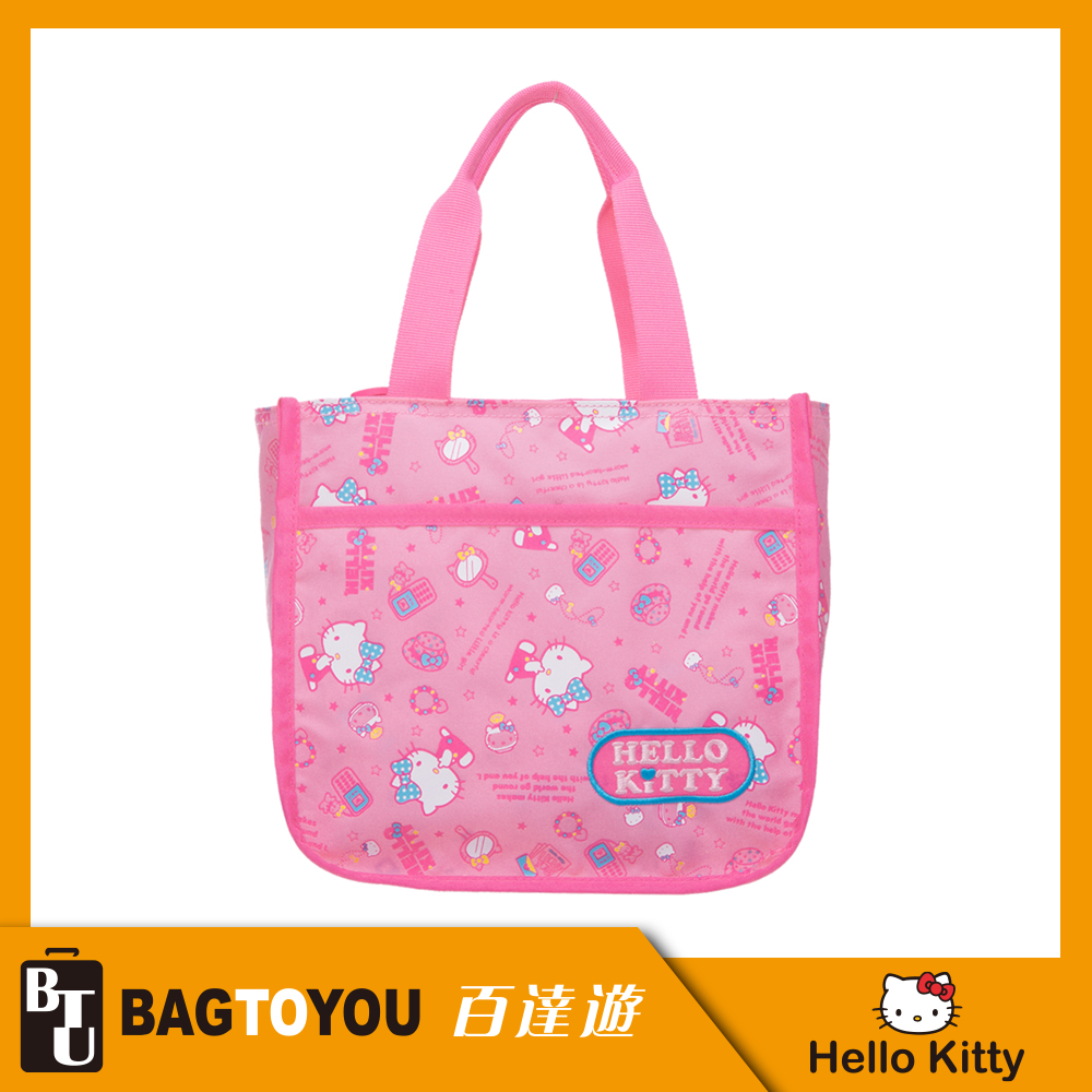 『官方正品』【HELLO KITTY】 休閒潮流手提包-粉紅KT88B04PK