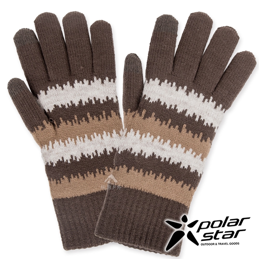 【PolarStar】男觸控保暖手套『咖啡』P20605
