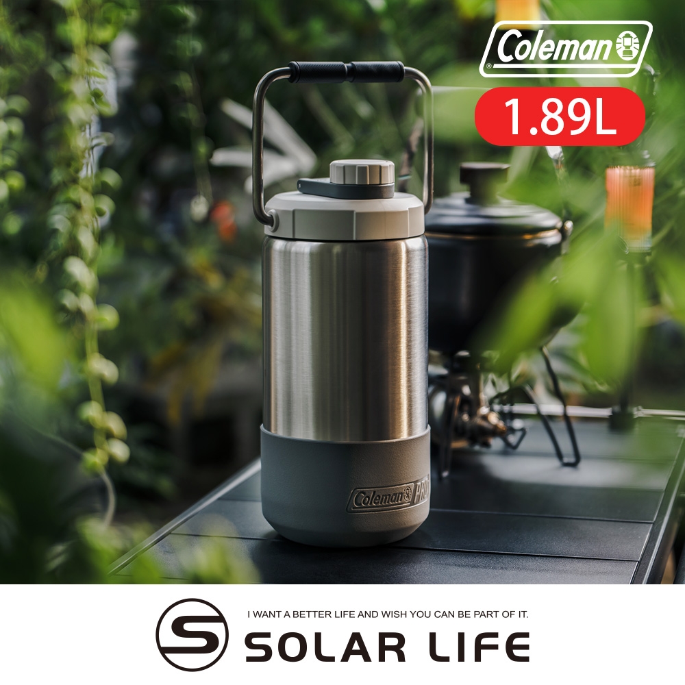 Coleman 1.89L PRO不鏽鋼保溫水壺/CM-80607.真空斷熱保溫瓶 不鏽鋼保溫杯 露營保溫罐 野餐保冷杯 保溫壺保冷桶