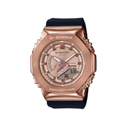 CASIO卡西歐 G-SHOCK 玩美時尚 玫瑰金 金屬錶殼 八角形錶殼 GM-S2100PG-1A4