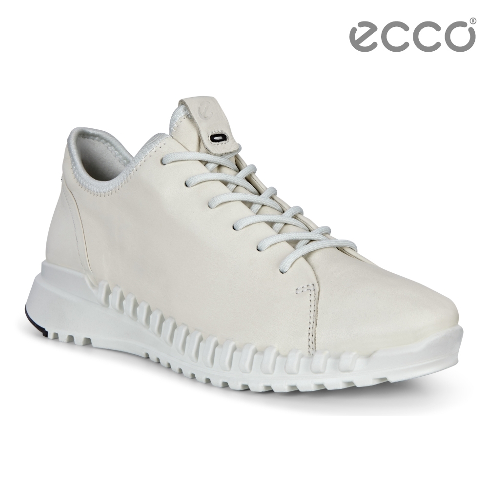 ECCO ZIPFLEX W 酷飛運動單色戶外休閒鞋 女鞋白色