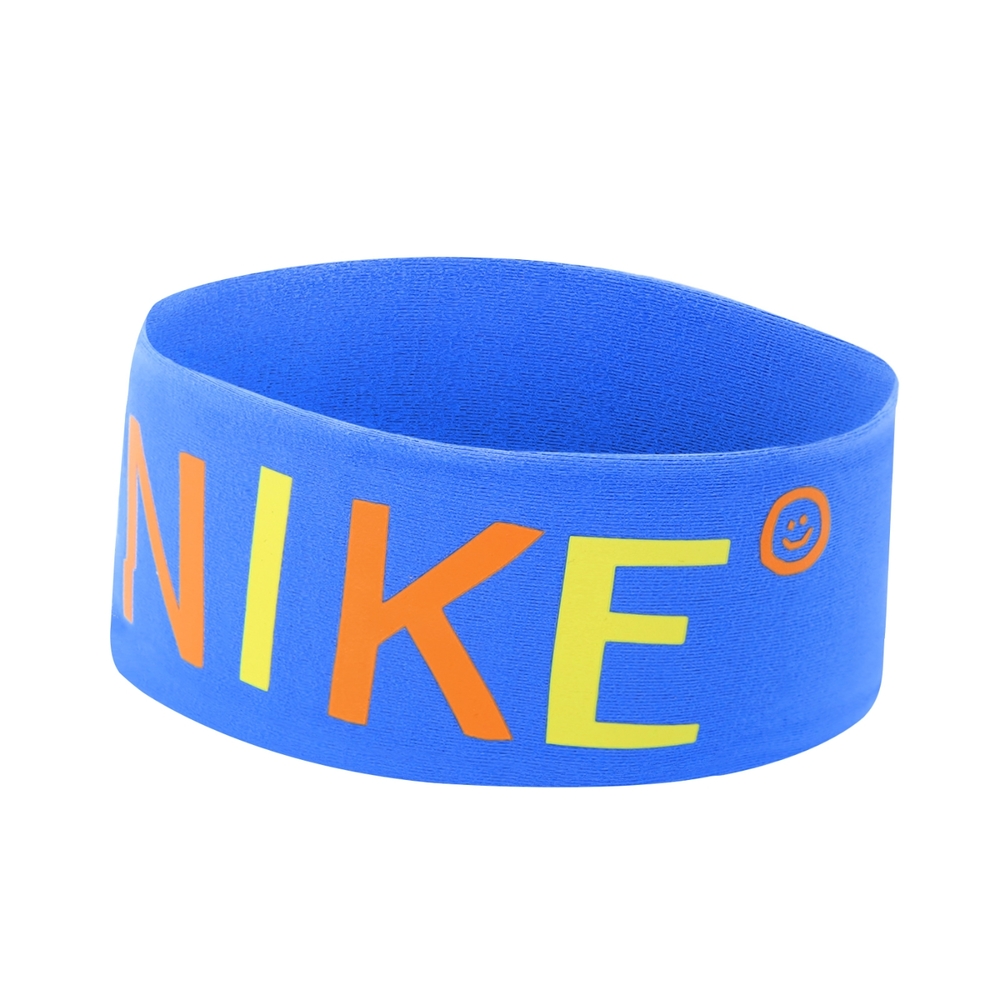 Nike 頭帶 Fury Headband 男女款 寶藍色 橘 黃 Logo 髮帶 運動 N100707946-7OS