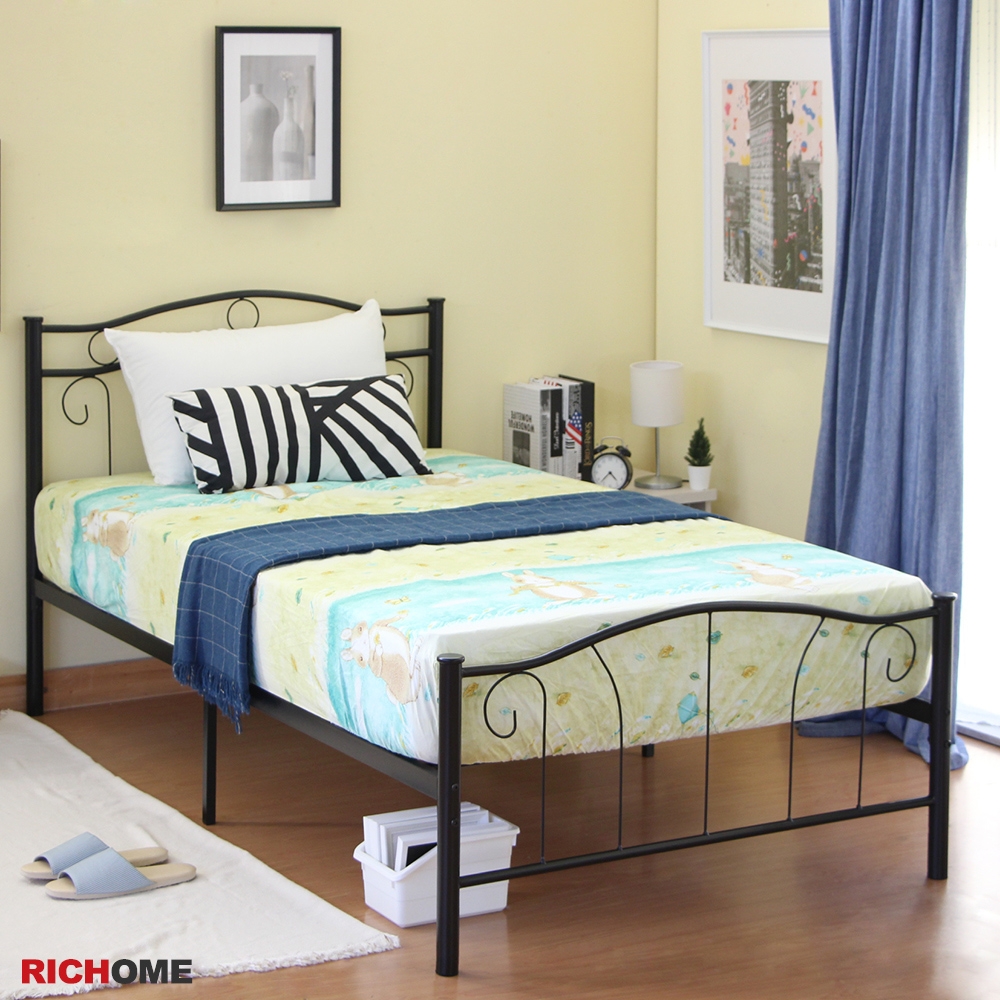 【RICHOME】夢萊3.5呎單人床W106.8 × D198.5 × H93 cm