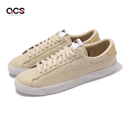 Nike 休閒鞋 Tennis Classic AC 男鞋 米白 低筒 皮革 復古 運動鞋 HM4648-110