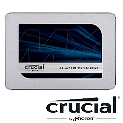美光 Micron Crucial MX500 500G SATA TLC 2.5吋固態硬碟(讀:560M/寫:510M)