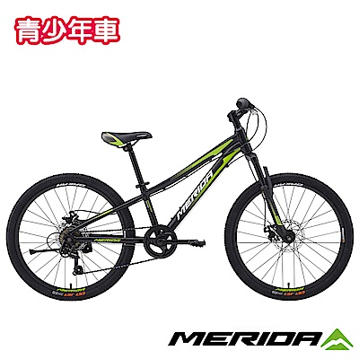 《MERIDA》美利達 學生悠遊自行車/青少年車 達卡624MD 黑 2018