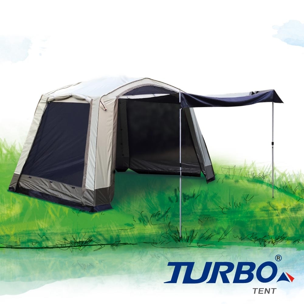 【Turbo Tent】Veranda 320客廳帳(快搭 客廳帳 淺綠色)