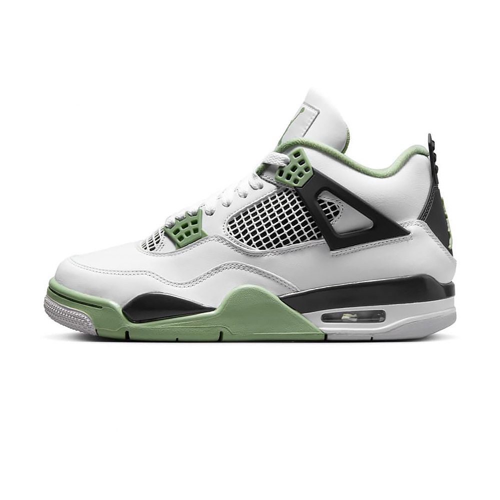 Nike Air Jordan 4 Seafoam 女鞋橄欖綠色喬丹經典運動穿搭休閒鞋AQ9129