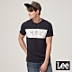 Lee短袖T恤 幾何世界地圖拼接 丈青 男款 product thumbnail 1