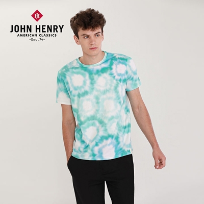 JOHN HENRY 紮染圓領短袖T恤-二色