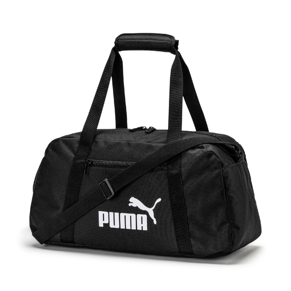 PUMA Phase運動側背包-黑-07572201