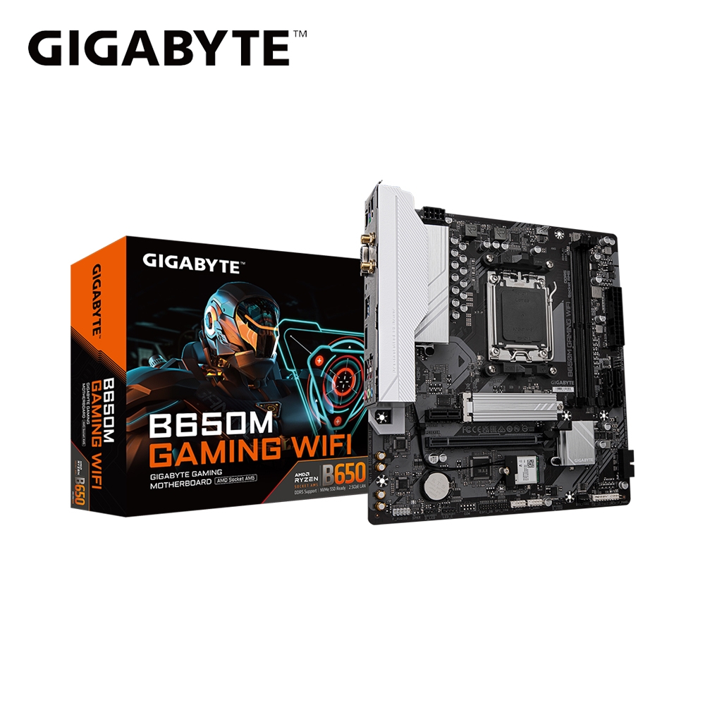 技嘉GIGABYTE B650M GAMING WIFI AMD主機板