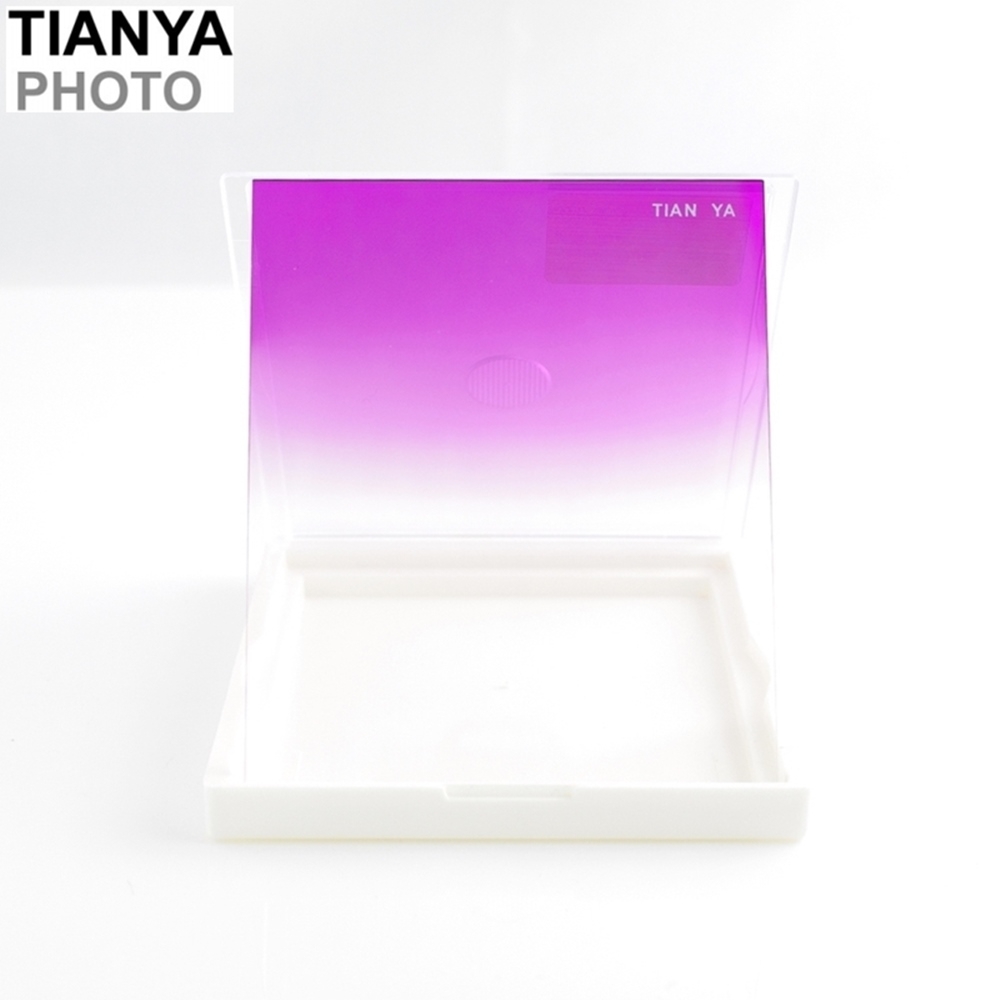 Tianya天涯80紫漸層紫漸變紫SOFT減光鏡T80R5S(紫色-透明;方形83x100mm;相容法國Cokin高堅P)方型ND減光鏡ND濾鏡片漸層減光鏡