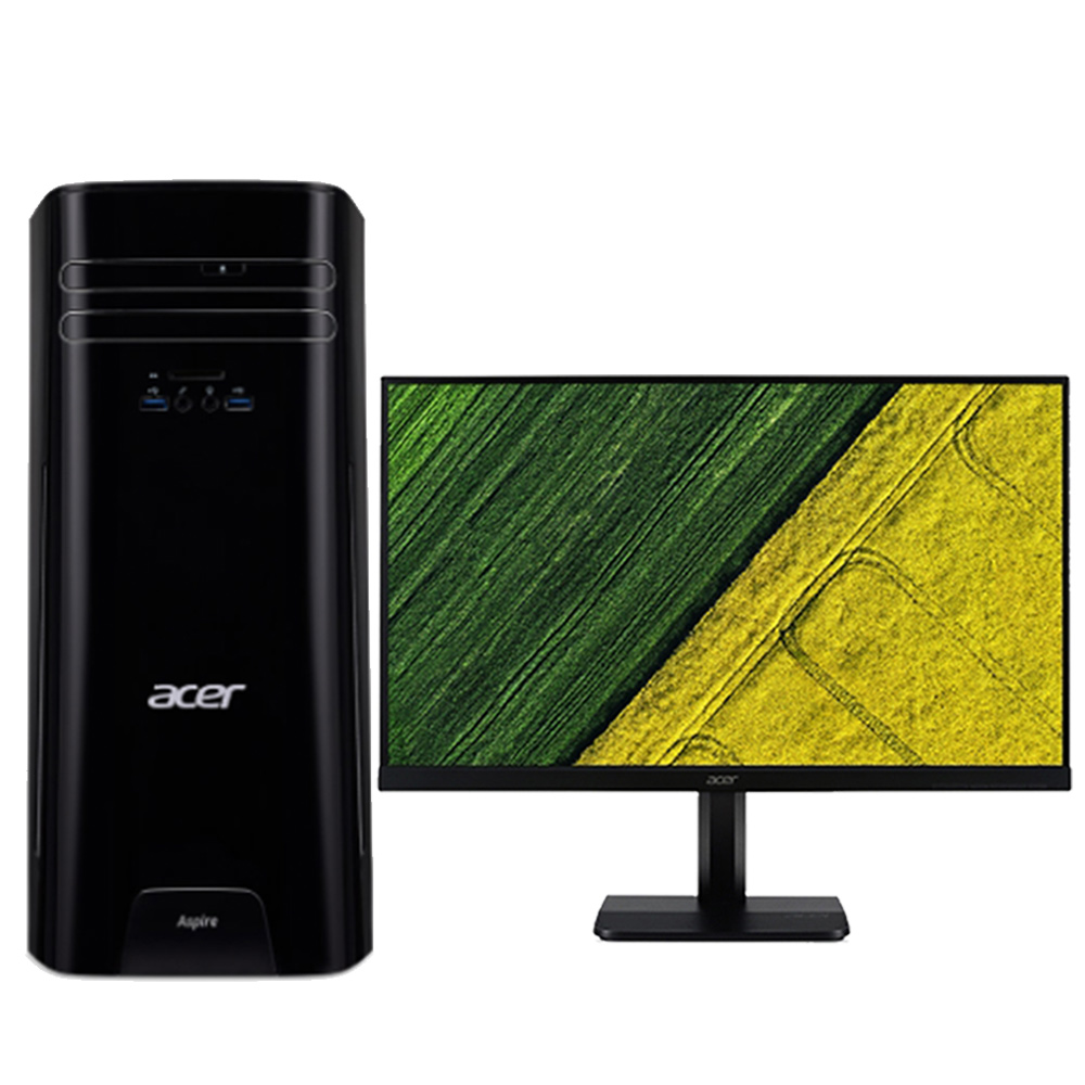 Acer TC-780+24吋螢幕+安裝卡組合入門級獨立顯卡