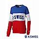 K-SWISS Round Sweat Shirts圓領長袖上衣-女-藍 product thumbnail 1