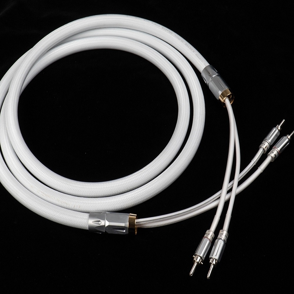 DC-Cable 純銅鍍銠高級獨家訂製款 S-320 喇叭線 3米一對