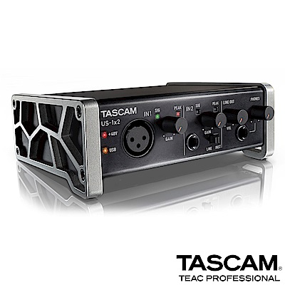 【日本TASCAM】USB 錄音介面 US-1x2