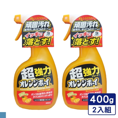 第一石鹼 柑橘強效去油汙萬用噴霧清潔劑 400ml 罐裝 2入組