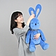 YVONNE COLLECTION 兔子坐姿大抱枕-寶石藍 product thumbnail 1