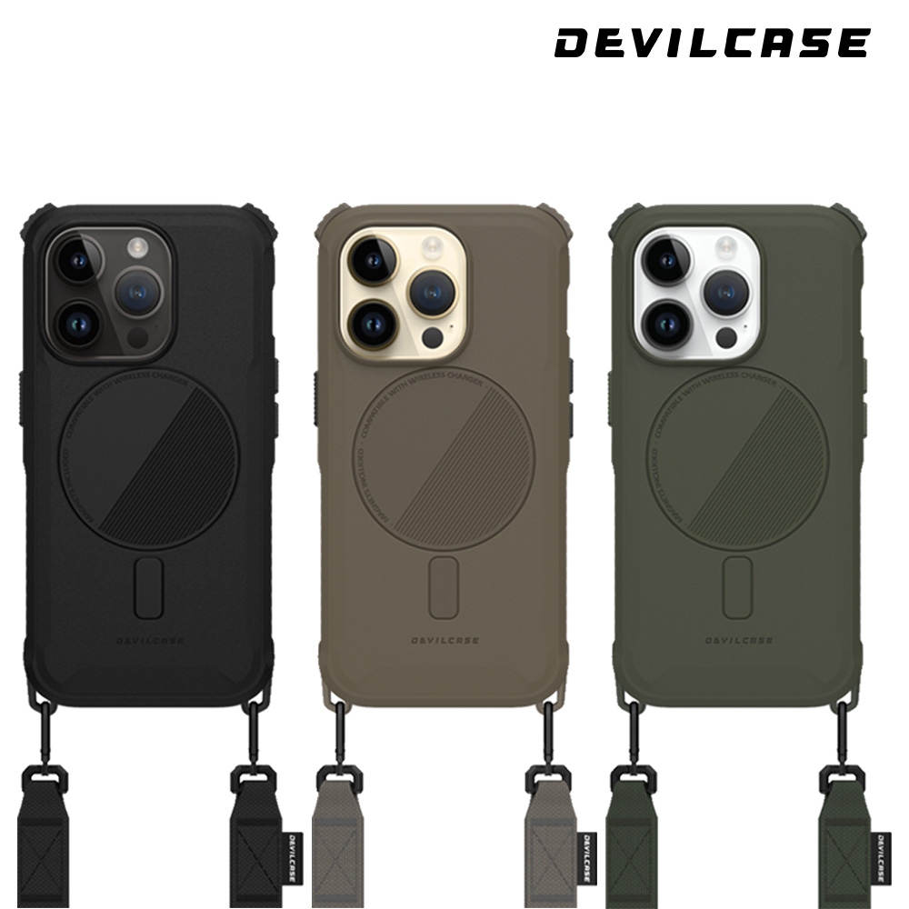 DEVILCASE Apple iPhone 15 6.1吋 惡魔防摔殼 ULTRA 磁吸版(含戰術背帶-3色)