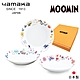 【日本山加yamaka】moomin嚕嚕米彩繪陶瓷深盤禮盒3入組(MM2100-139) product thumbnail 1