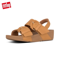 FitFlop AMALITA BUCKLE BACK STRAP SANDALS芥末