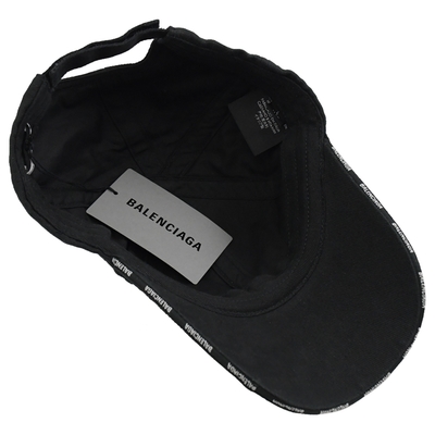 BALENCIAGA STAFF CAP電繡LOGO棉質鴨舌帽(黑) | 精品服飾/鞋子| Yahoo