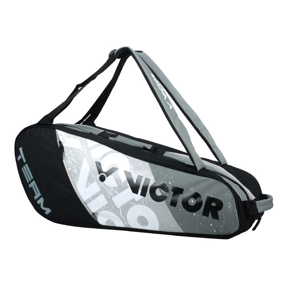 VICTOR 6支裝拍包-後背包 雙肩包 肩背包 裝備袋 球拍袋 羽球 勝利 BR6215HC 黑綠灰白