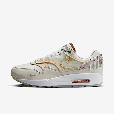 Nike Wmns Air Max 1 87 [FJ7734-101] 女 休閒鞋 運動 復古 氣墊 金屬扣 奶油色