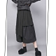 設計所在Style-原創設計小眾款顯瘦黑色寬鬆中長裙 product thumbnail 1