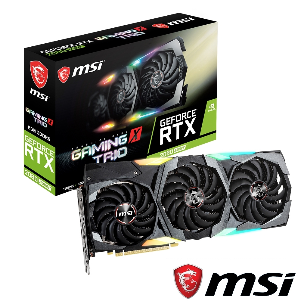 MSI微星GeForce RTX 2080 SUPER GAMING X TRIO顯示卡| Yahoo奇摩購物中心