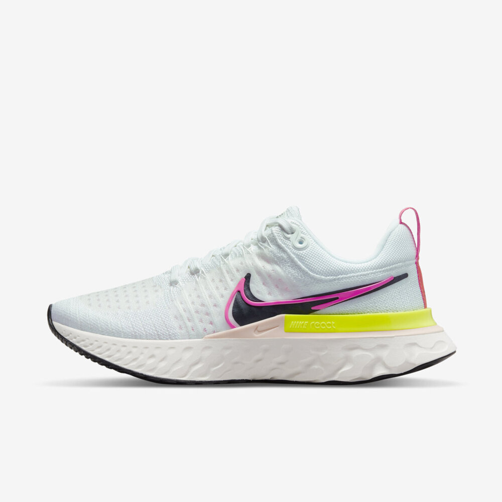 Nike React Infinity Run Fk 2 [DJ5396-100] 女鞋 慢跑鞋 運動 輕量 彈力 白粉