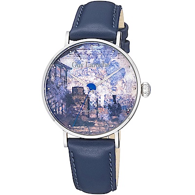姬龍雪Guy Laroche Timepieces藝術系列腕錶-莫內