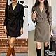 【Mini嚴選】法式不規則設計西裝連身裙 兩色 product thumbnail 1